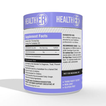 Pure Micronised Creatine Monohydrate Powder - 250gm