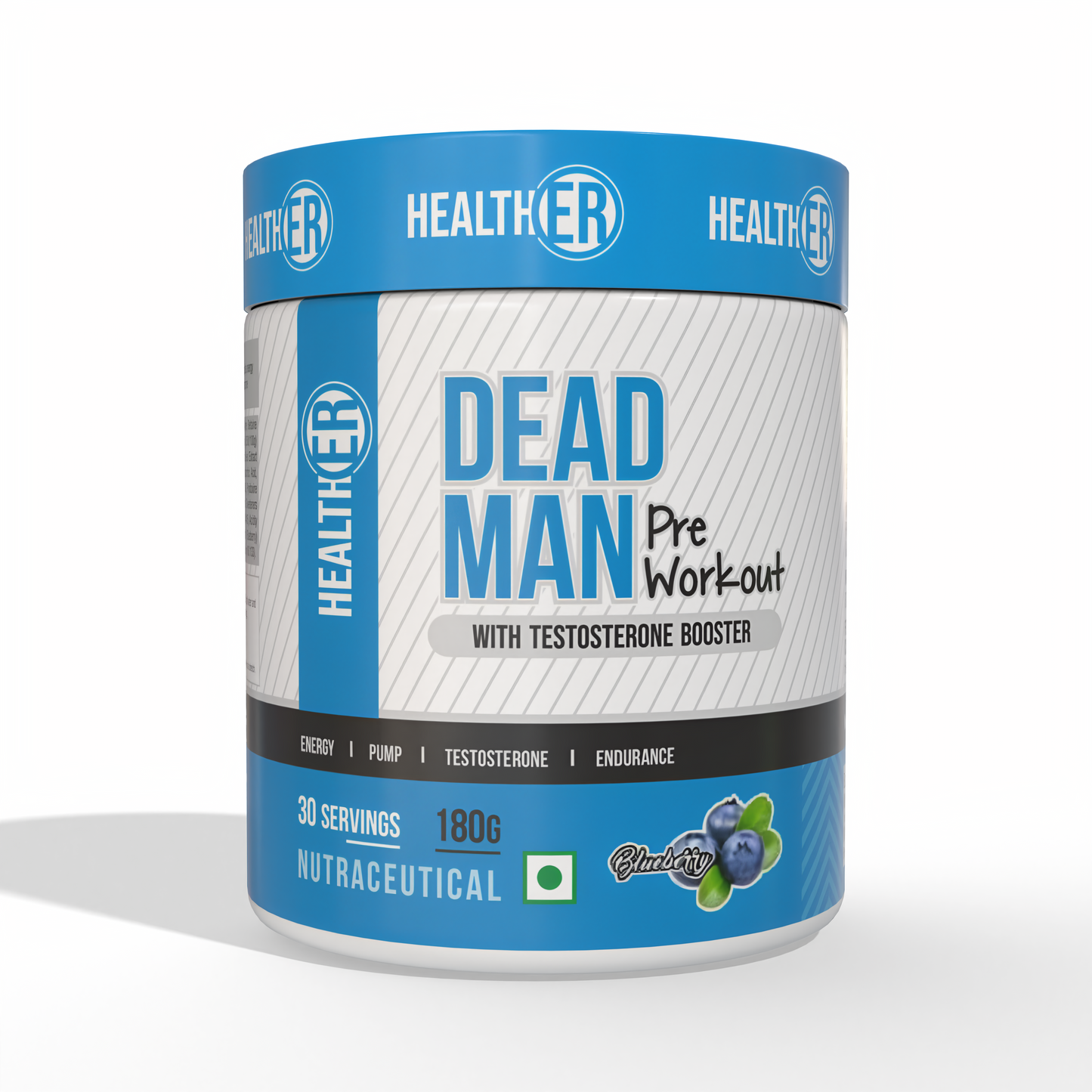 DeadMan Pre Workout with Testosterone Booster for Men & Women