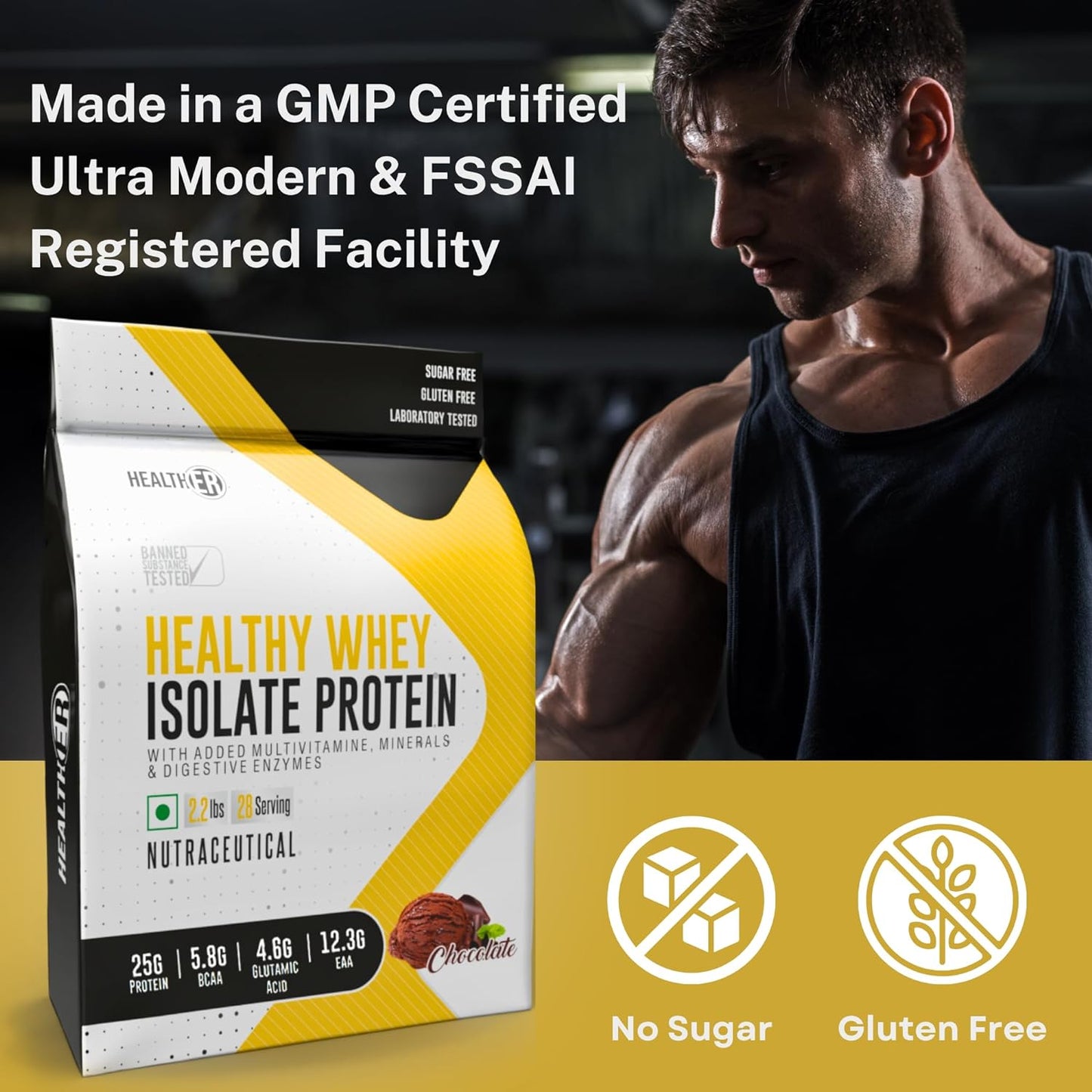 Whey Isolate Protein with added Multivitamin & Minerals