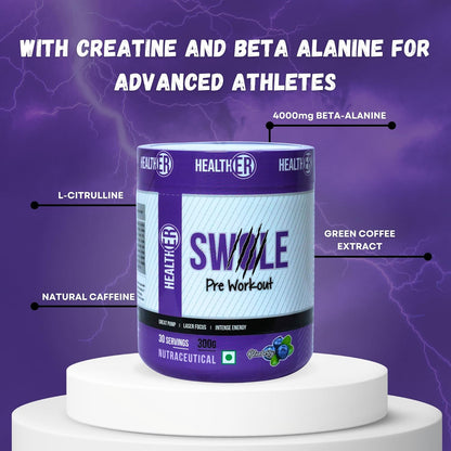 Swole Pre Workout with Creatine for Advanced Athletes